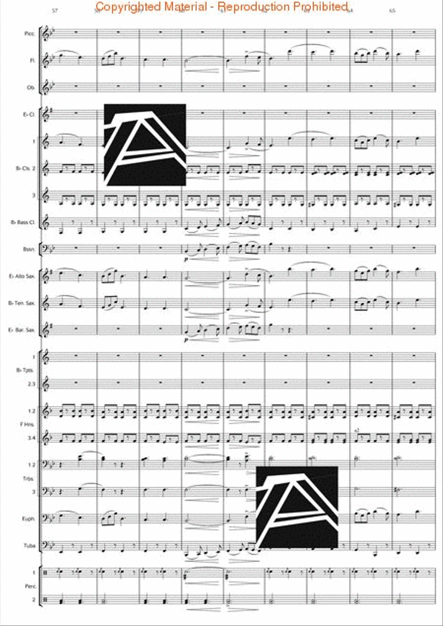 The Wind in the Willows Concert Band scores gallery preview page 8