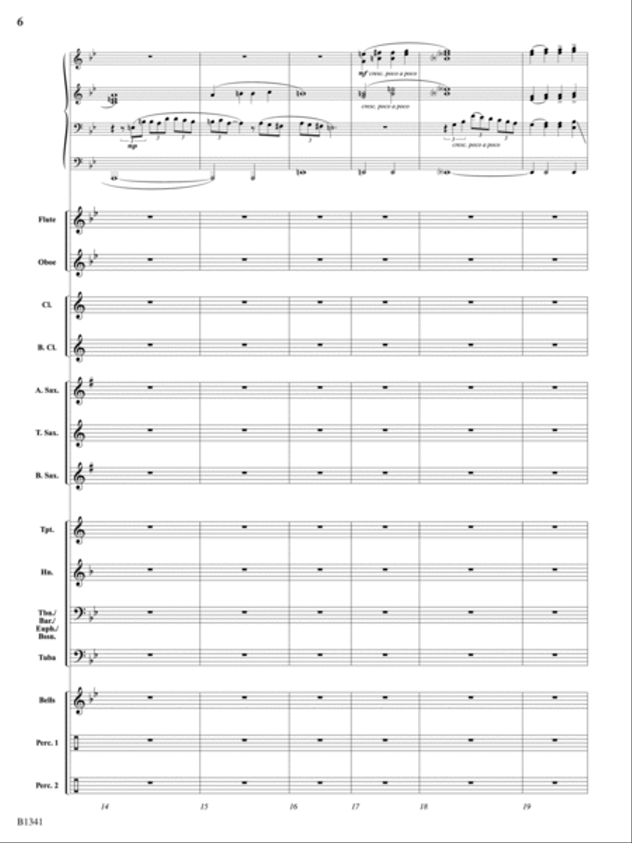 Winged Victory - Elementary Supplemental (A): Score Concert Band scores gallery preview page 6