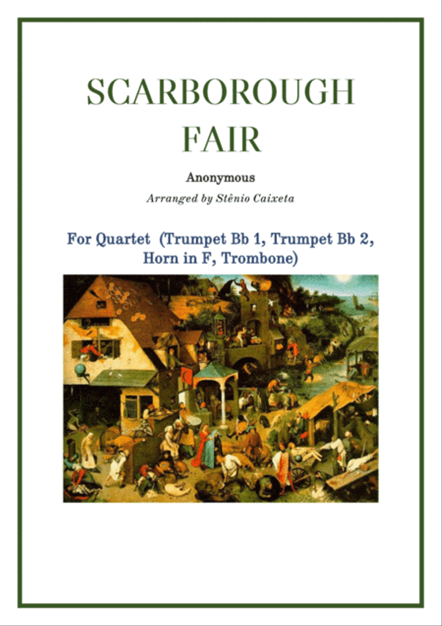 Scarborough Fair Brass Ensemble scores gallery preview page 1