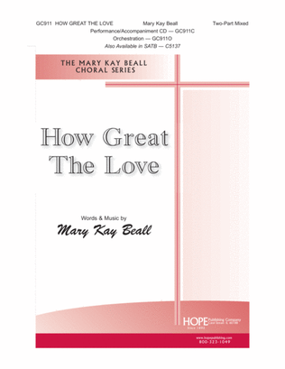 Book cover for How Great the Love