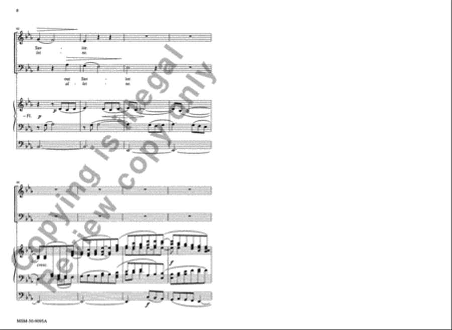Grant Us Your Peace 4-Part scores gallery preview page 8
