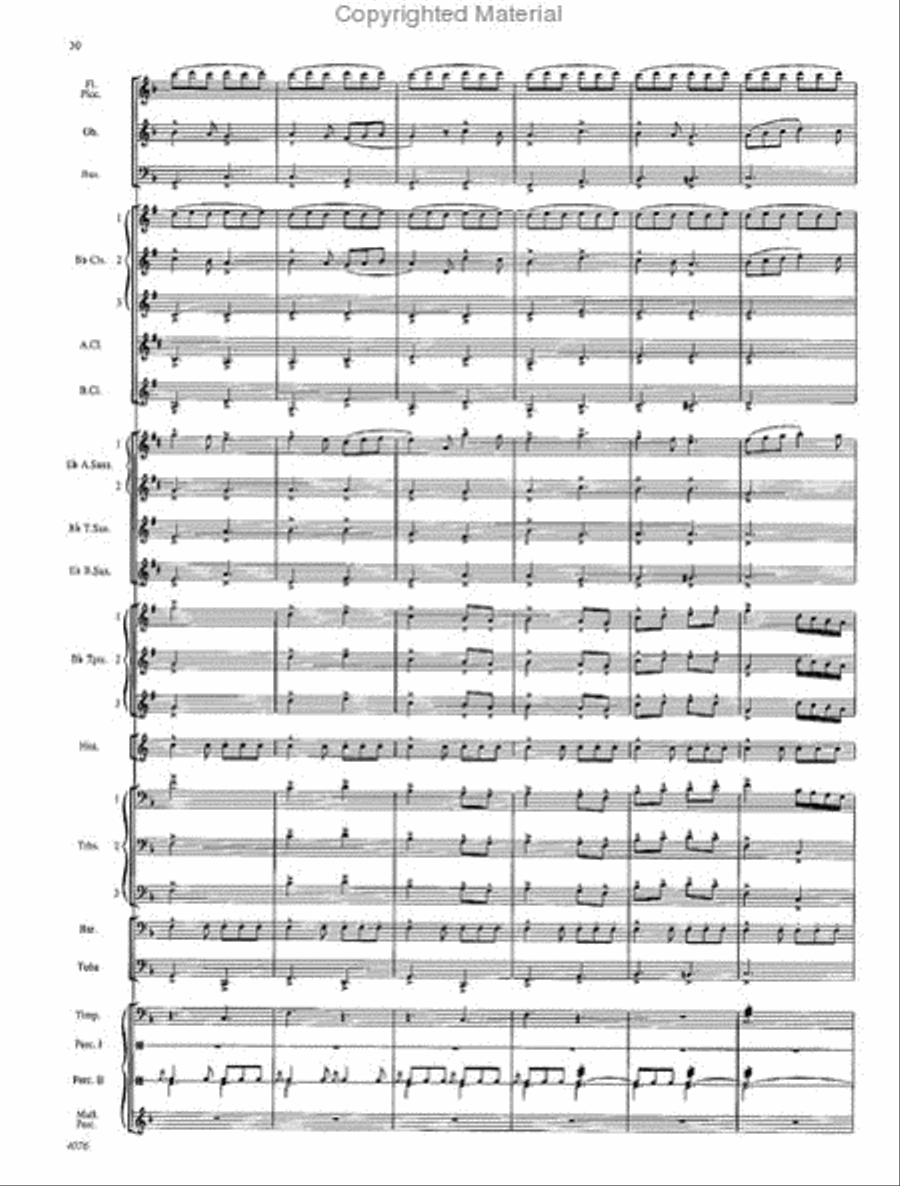 West Highlands Sojourn Concert Band scores gallery preview page 31