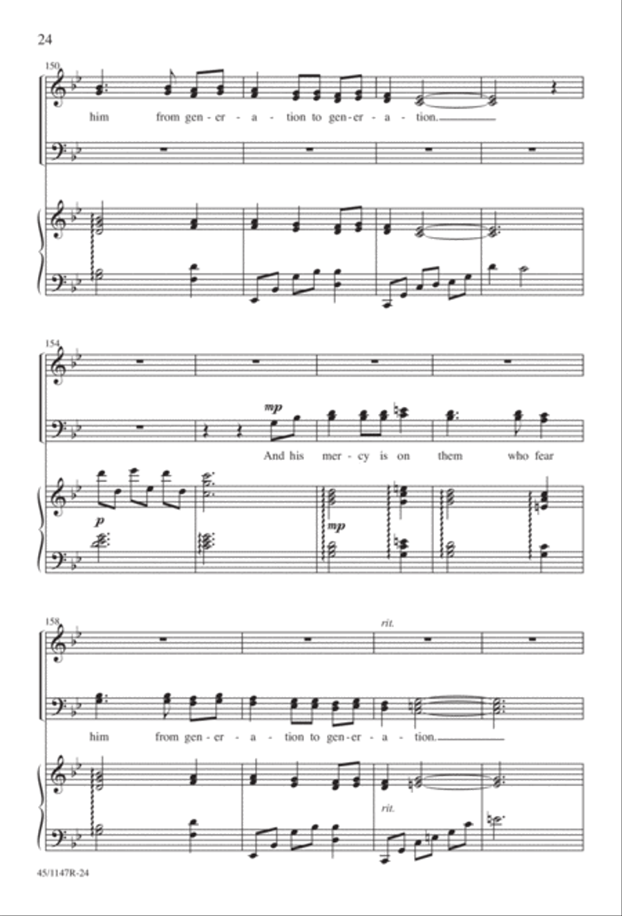 Magnificat Magnificat Divisi scores gallery preview page 25