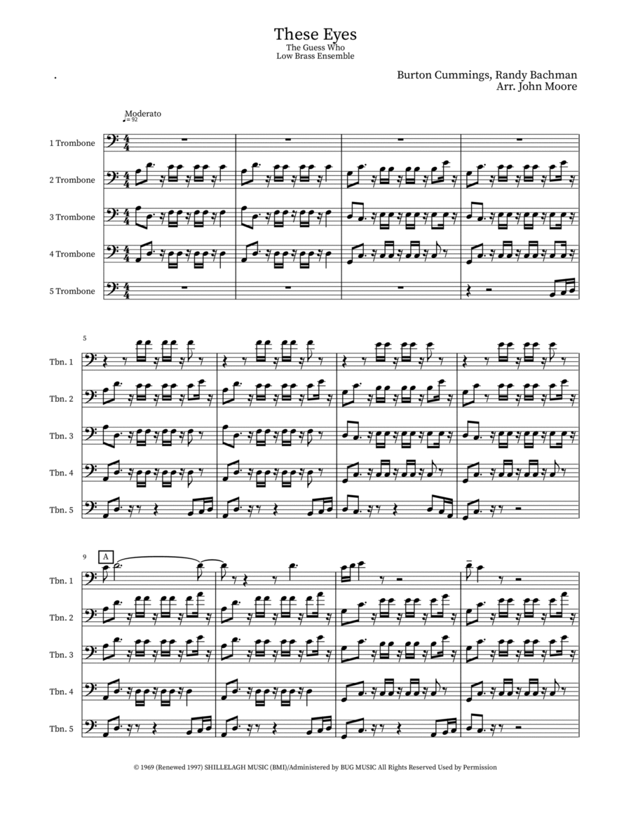 These Eyes Chamber Music scores gallery preview page 1