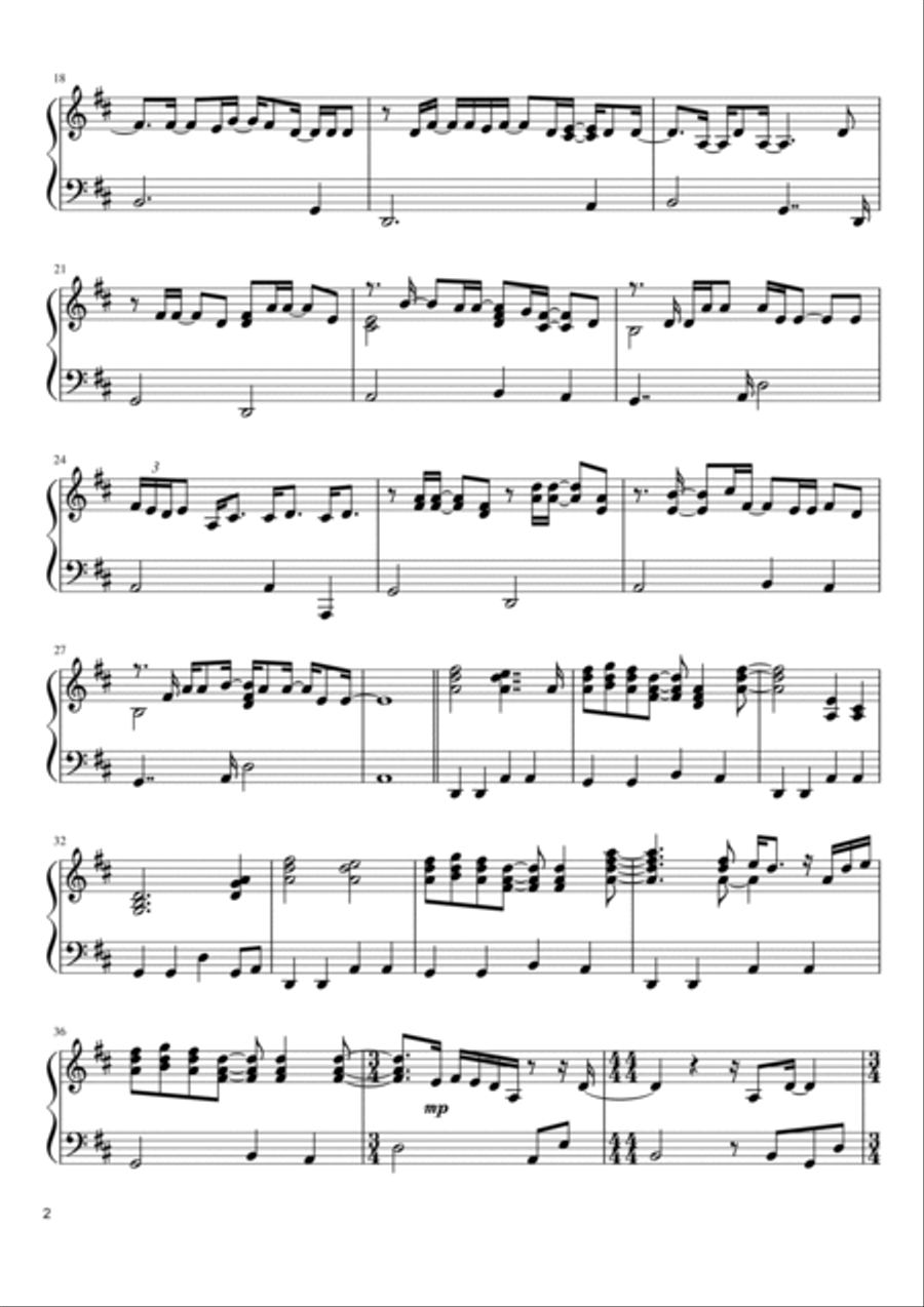 Best Part Of Me Piano Solo scores gallery preview page 2