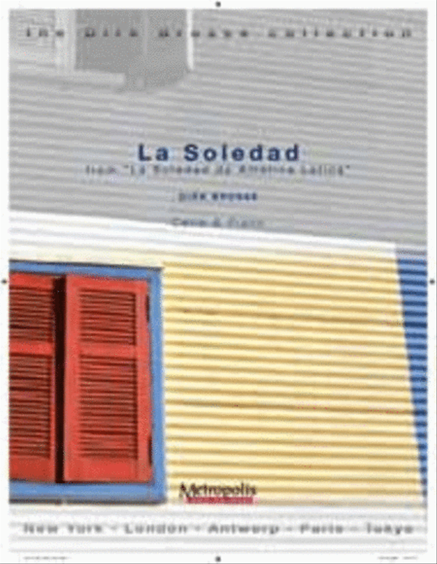 La Soledad for Cello and Piano Piano Accompaniment scores gallery preview page 1