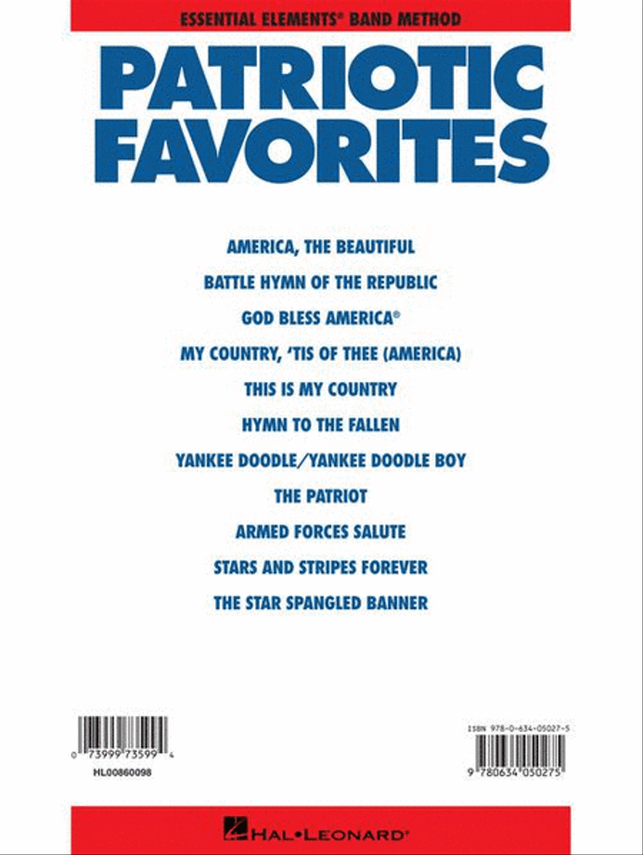 Patriotic Favorites Concert Band Methods scores gallery preview page 6