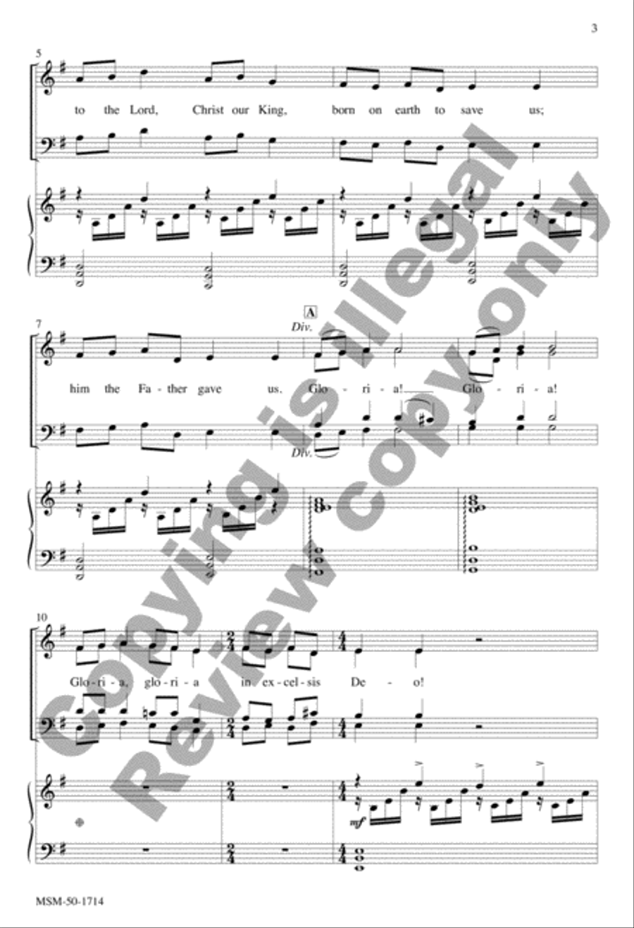 On This Day Earth Shall Ring 4-Part scores gallery preview page 3