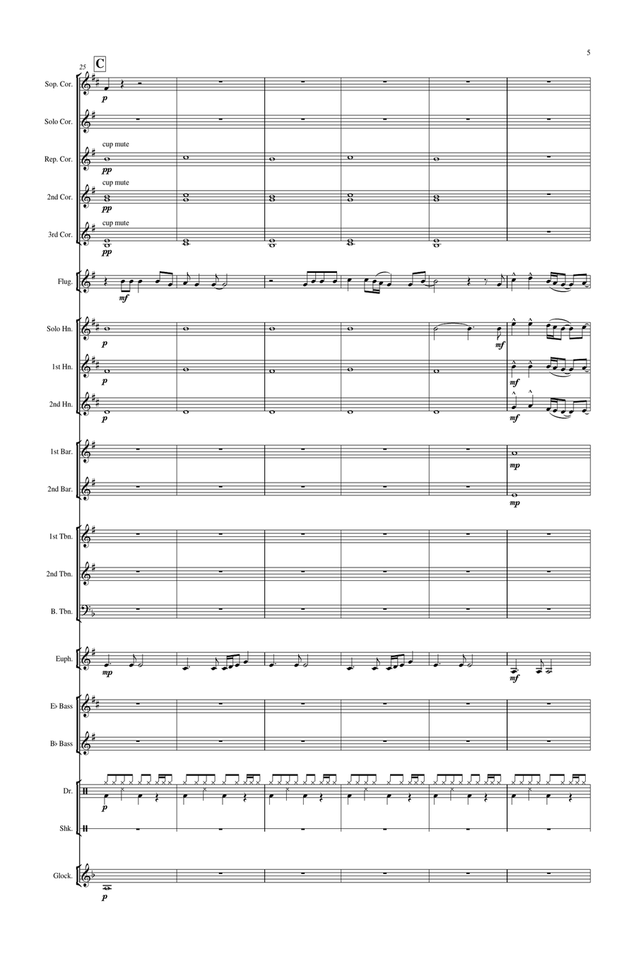 Tequila Sunrise Brass Band scores gallery preview page 6
