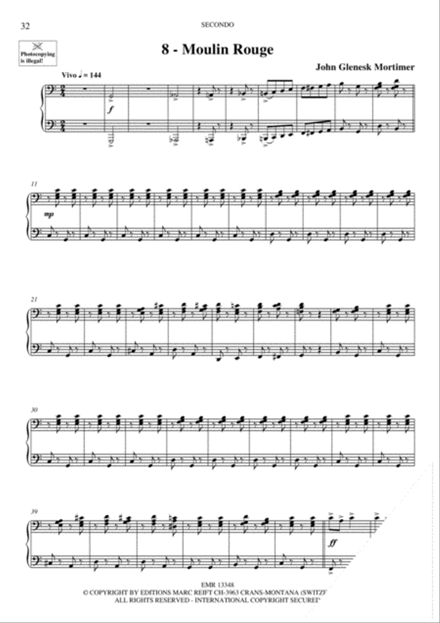 Piano Duets Greatest Hits Volume 3 - Medium Piano Duet scores gallery preview page 10