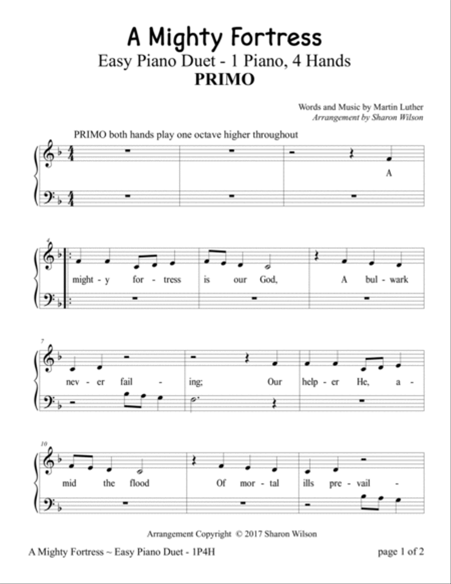 What Heavenly Music (A Collection of 10 Easy Piano Duets for 1 Piano, 4 Hands) Easy Piano scores gallery preview page 4