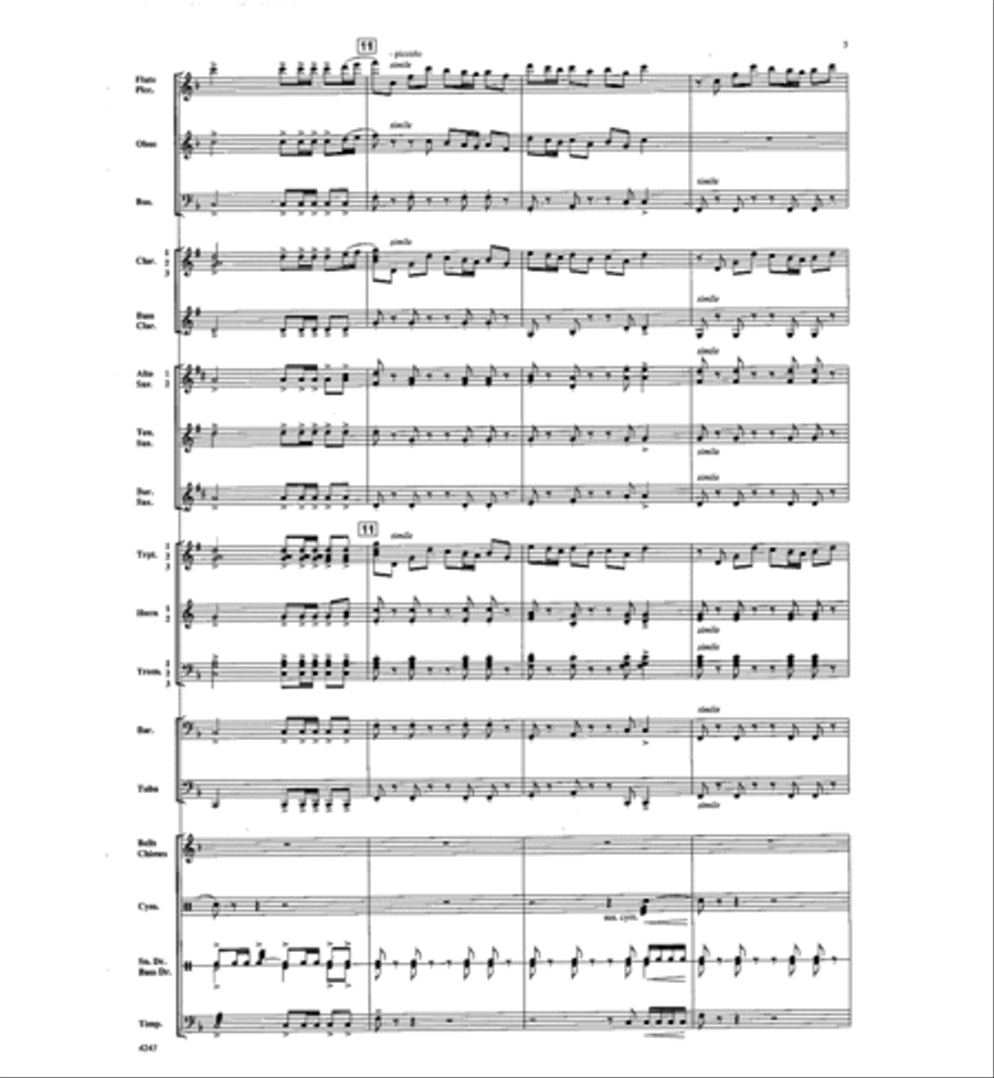 Encomium Encomium Concert Band scores gallery preview page 4