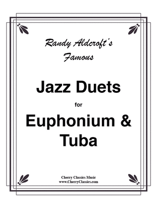 Book cover for Famous Jazz Duets for Euphonium & Tuba