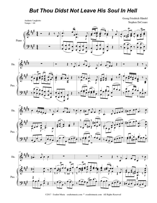 But Thou Didst Not Leave His Soul In Hell (French Horn solo and Piano)