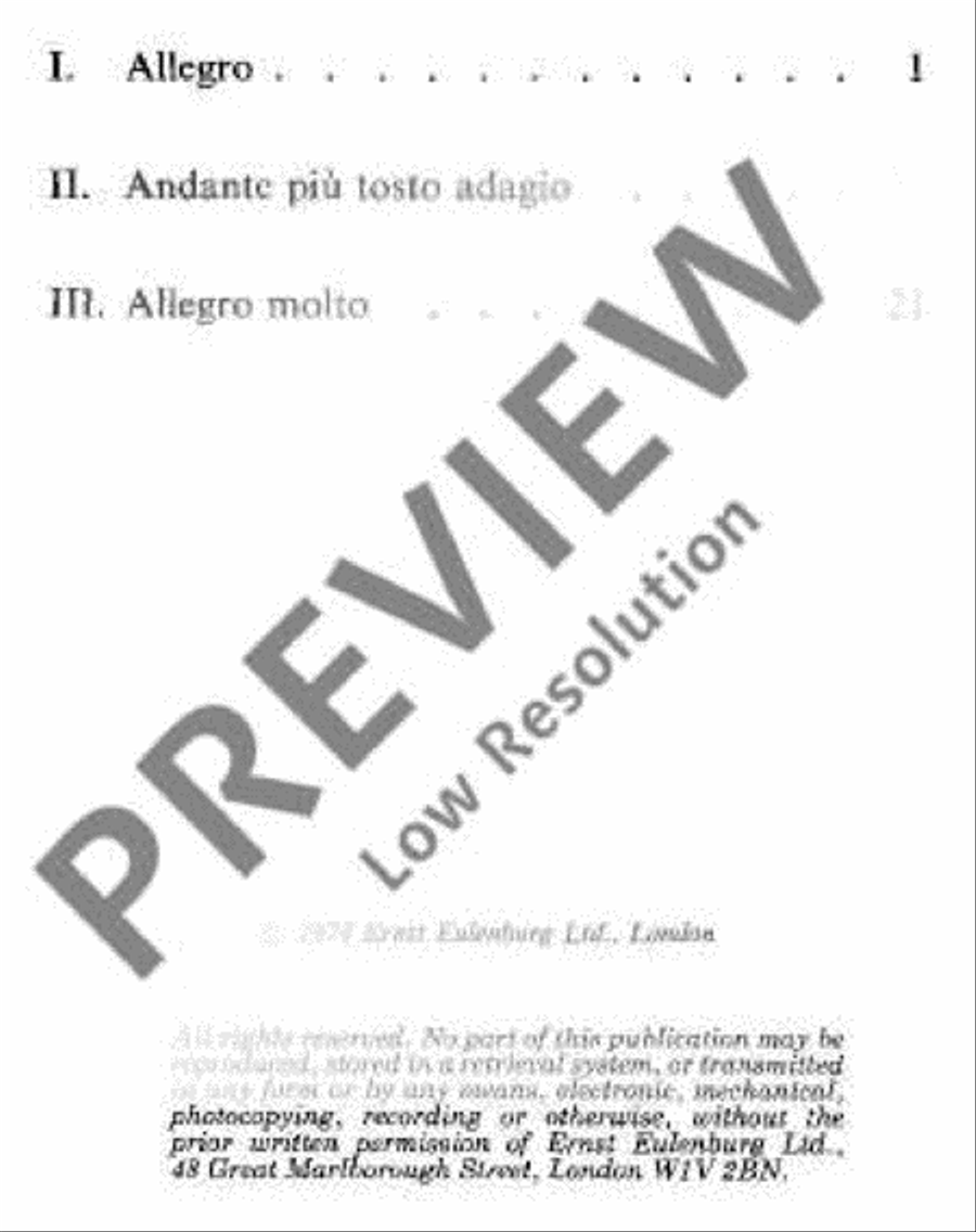 Symphony G minor Orchestra scores gallery preview page 3