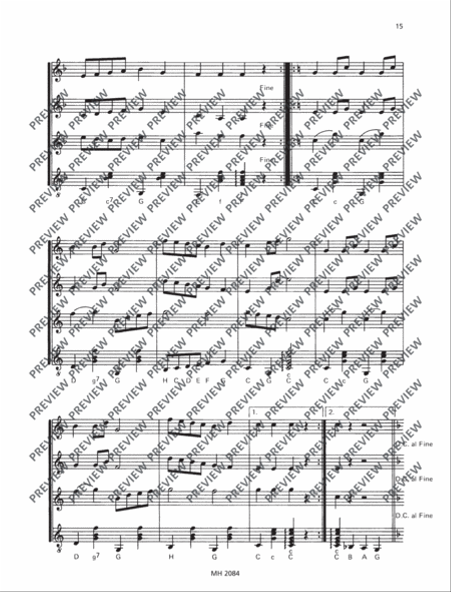Hackbrett und Flöte Flute scores gallery preview page 16