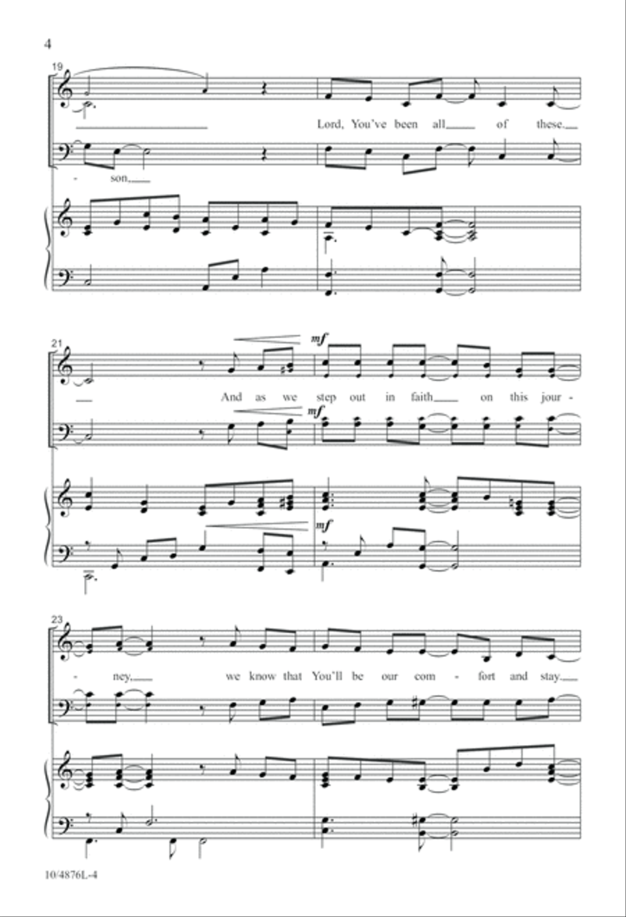 Strength for Tomorrow, Grace for Today 4-Part scores gallery preview page 4
