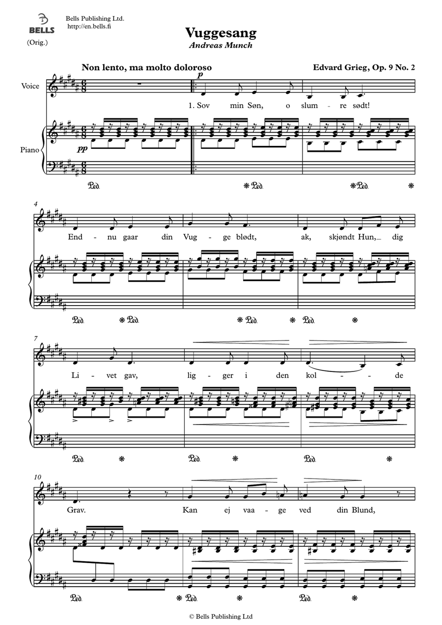Vuggesang, Op. 9 No. 2