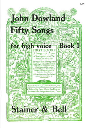 Book cover for Fifty Songs. Book 1. High Voice