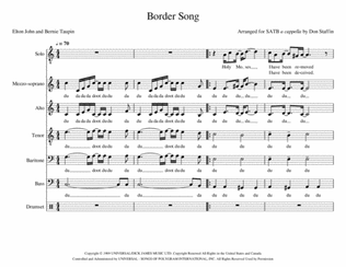 Book cover for Border Song