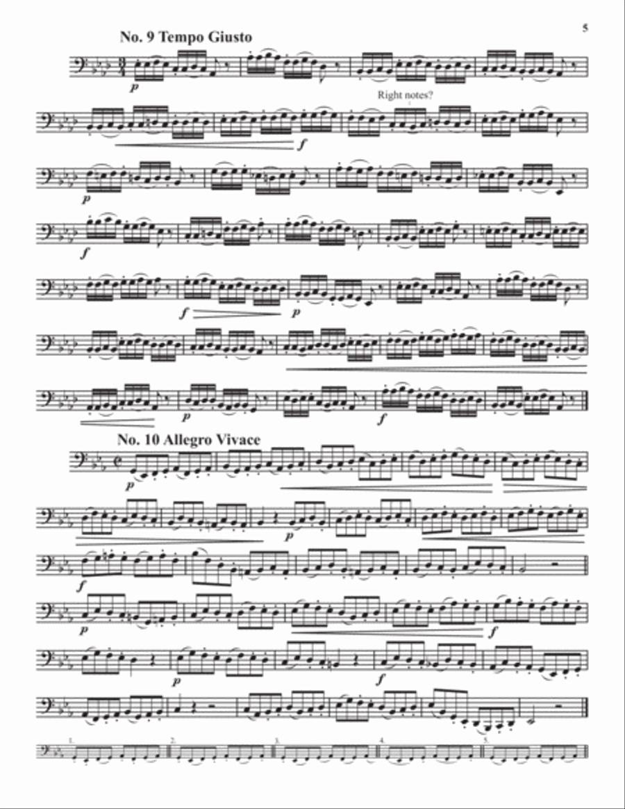 60 Etudes for Tuba 60 Etudes for Tuba Tuba scores gallery preview page 6