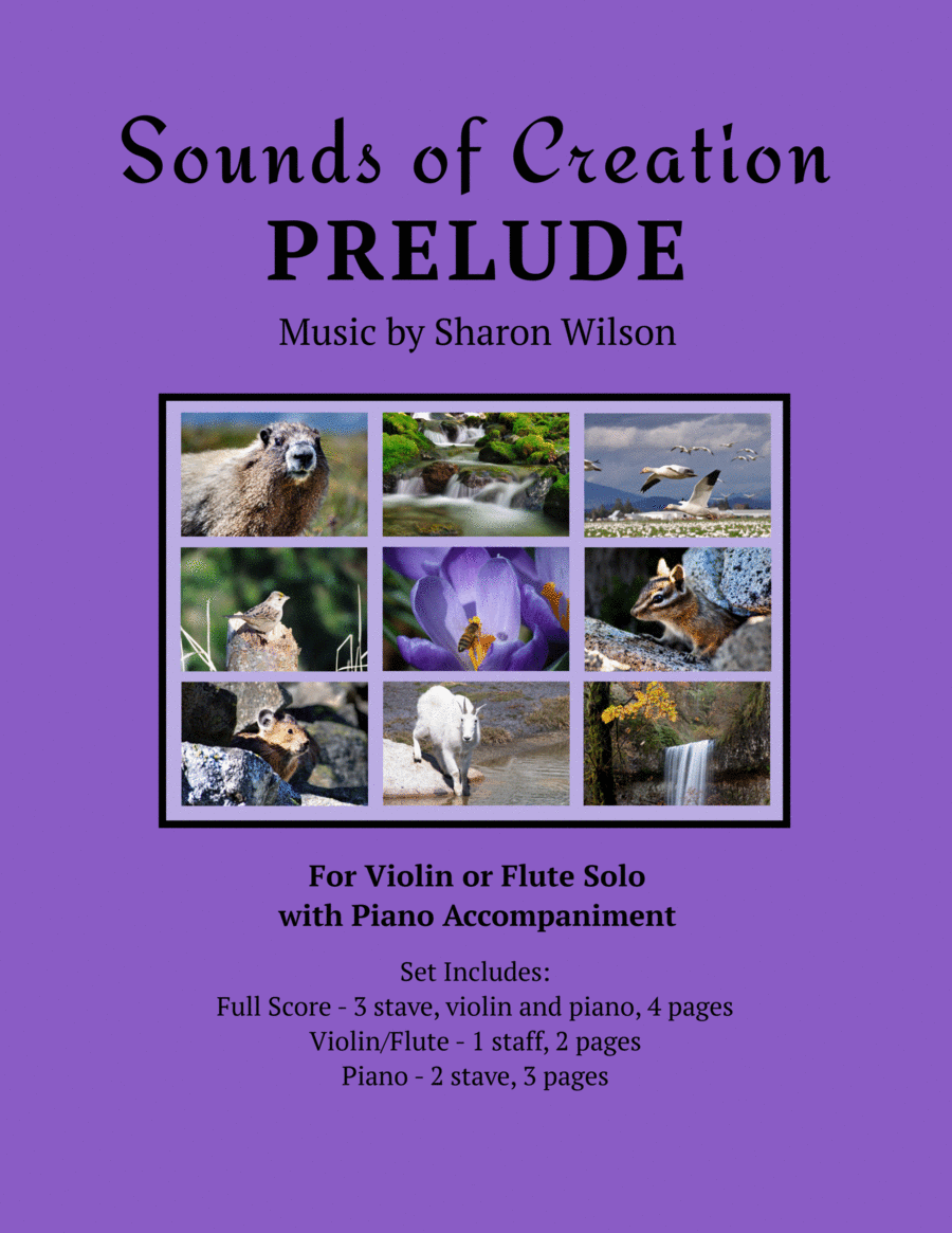 Sounds of Creation: Prelude (violin or flute solo with piano accompaniment) image number null