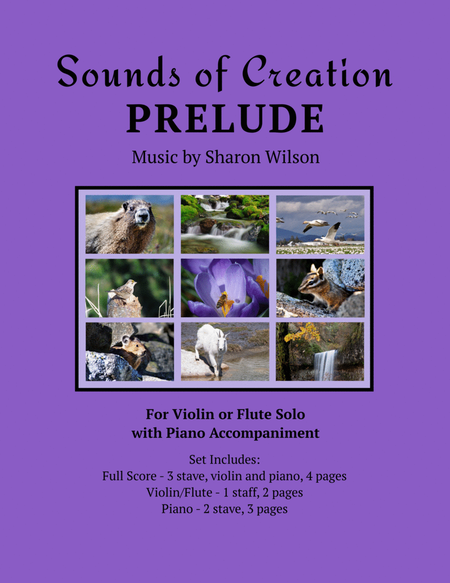 Sounds of Creation: Prelude (Violin or Flute Solo with Piano Accompaniment) image number null