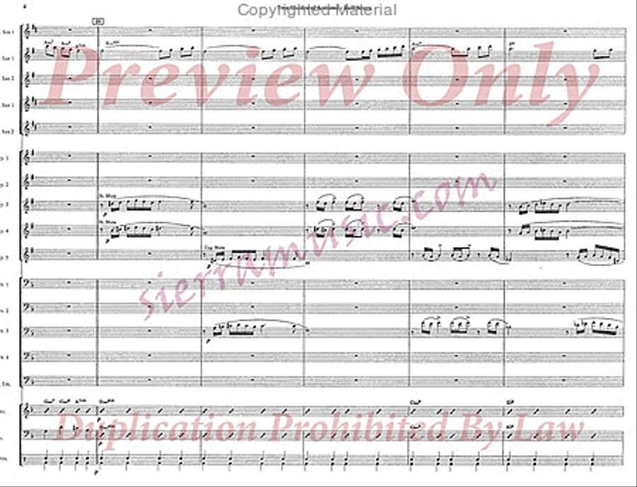 Two Shades Of Autumn Jazz Ensemble scores gallery preview page 5