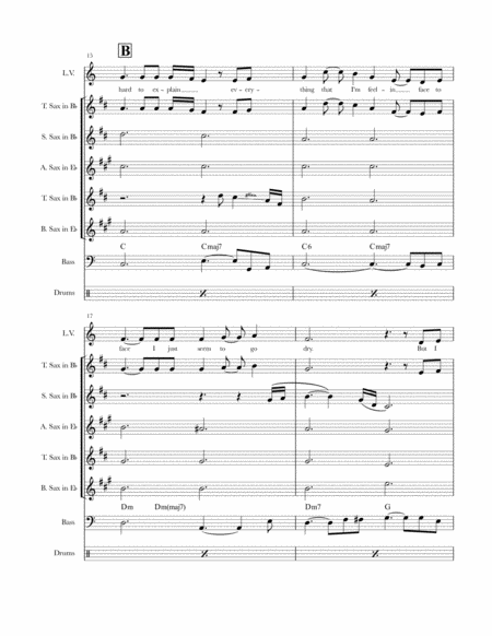 After The Lovin' by Engelbert Humperdinck Saxophone Quartet - Digital Sheet Music