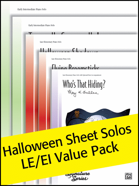 Halloween Sheet Solos LE/EI (Value Pack)