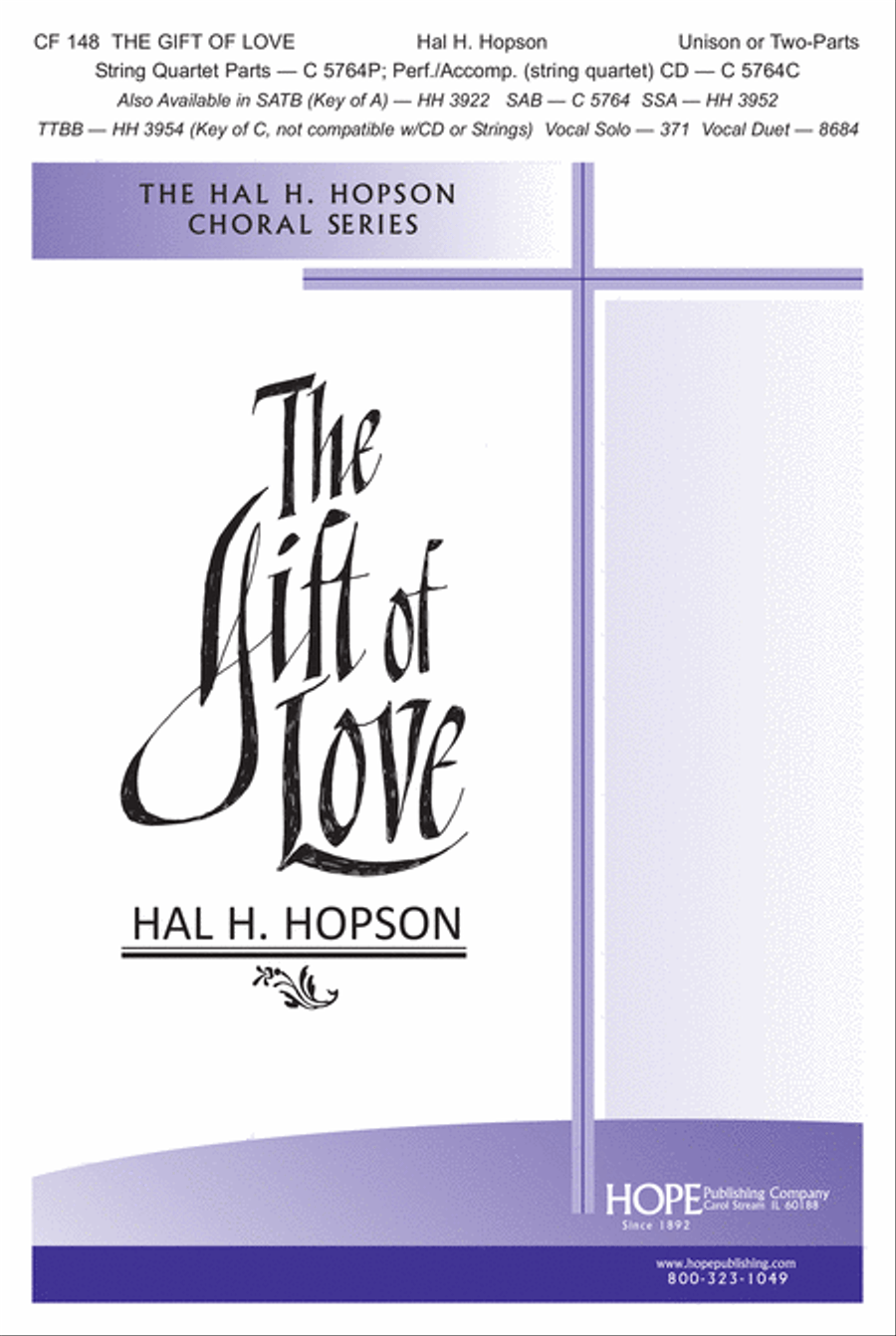 The Gift of Love The Gift of Love Unison Choir scores gallery preview page 1