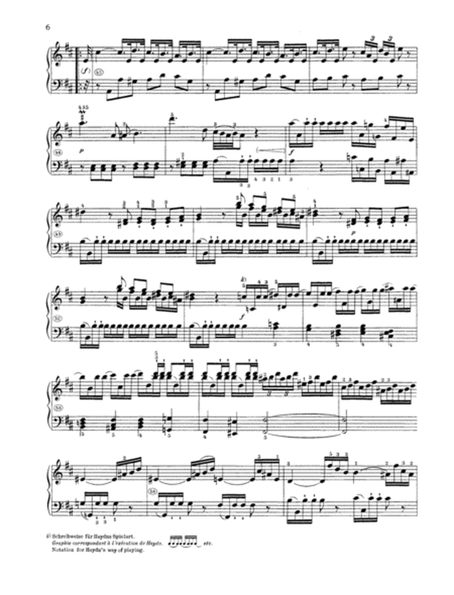 Sonata D major, Hob. XVI:19