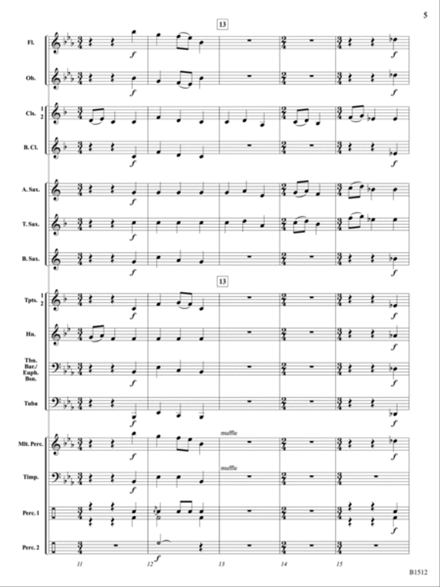 Pictures at an Exhibition: Score Concert Band scores gallery preview page 5