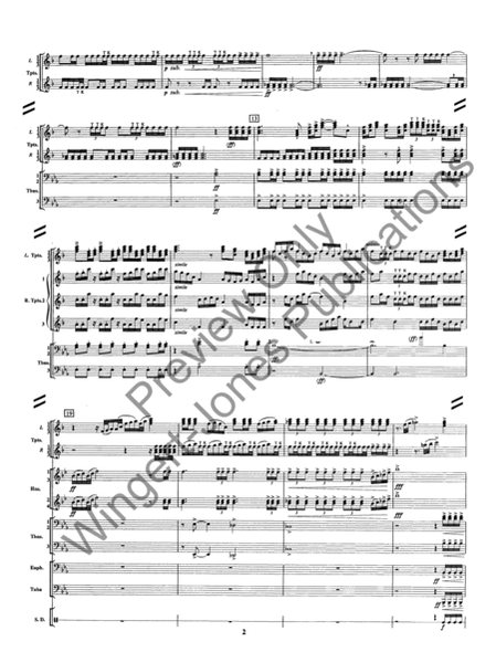 Peace Variations - Full Score