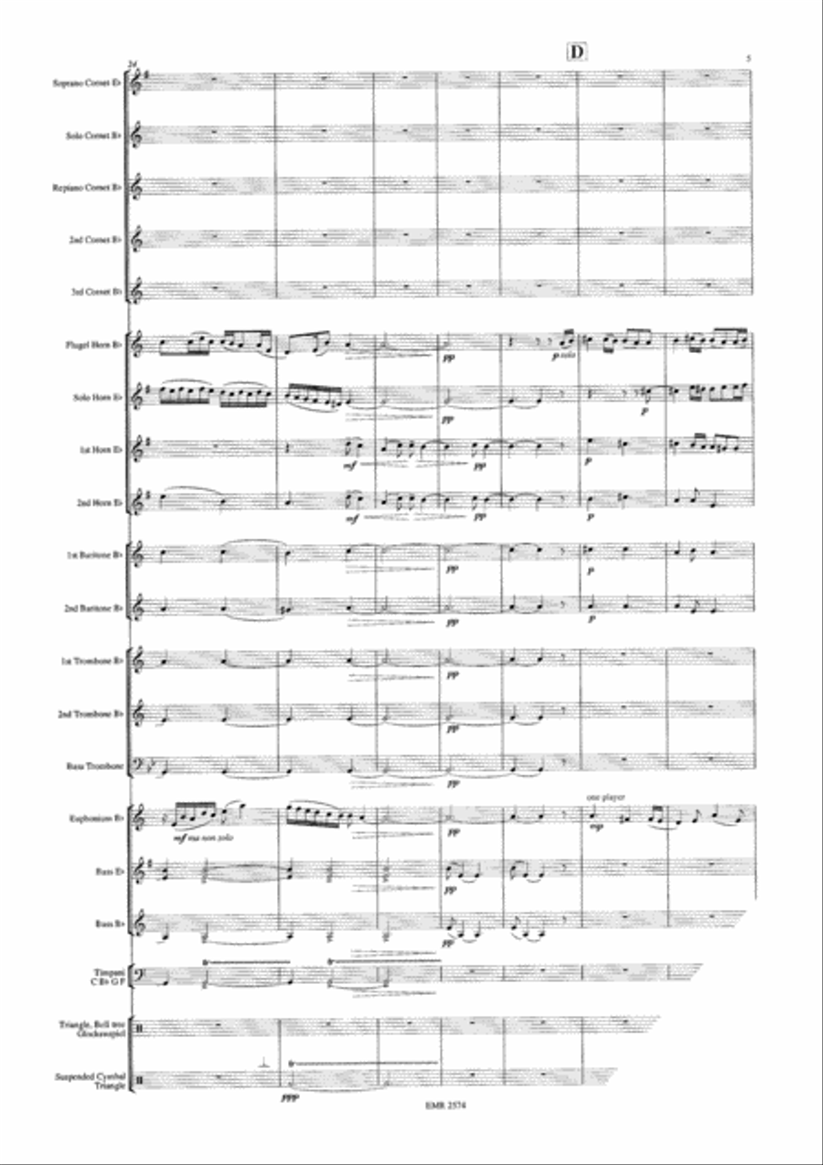 A Scottish Cradle Song Brass Band scores gallery preview page 8