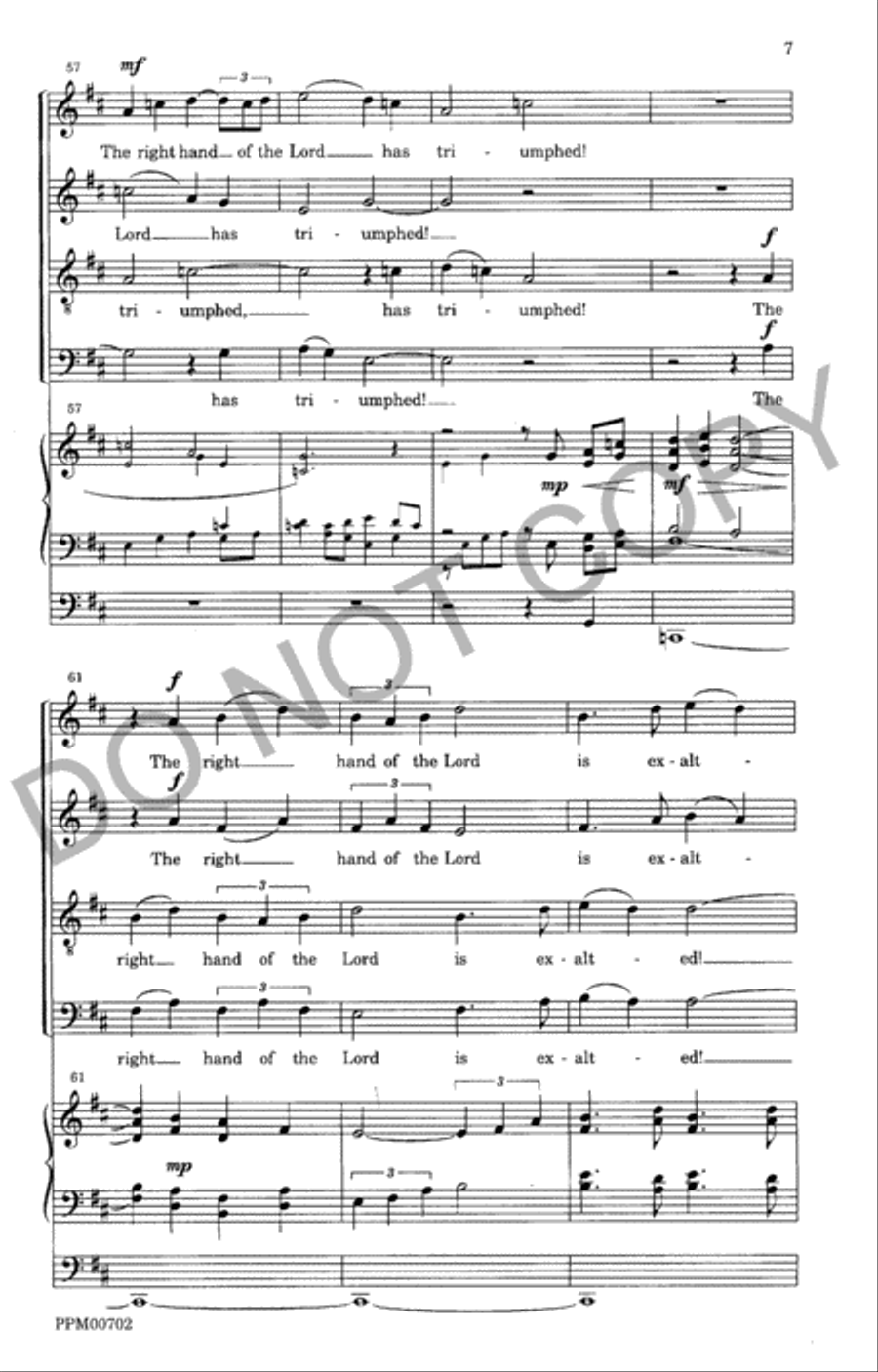 Alleluia! Christ is Risen 4-Part scores gallery preview page 8