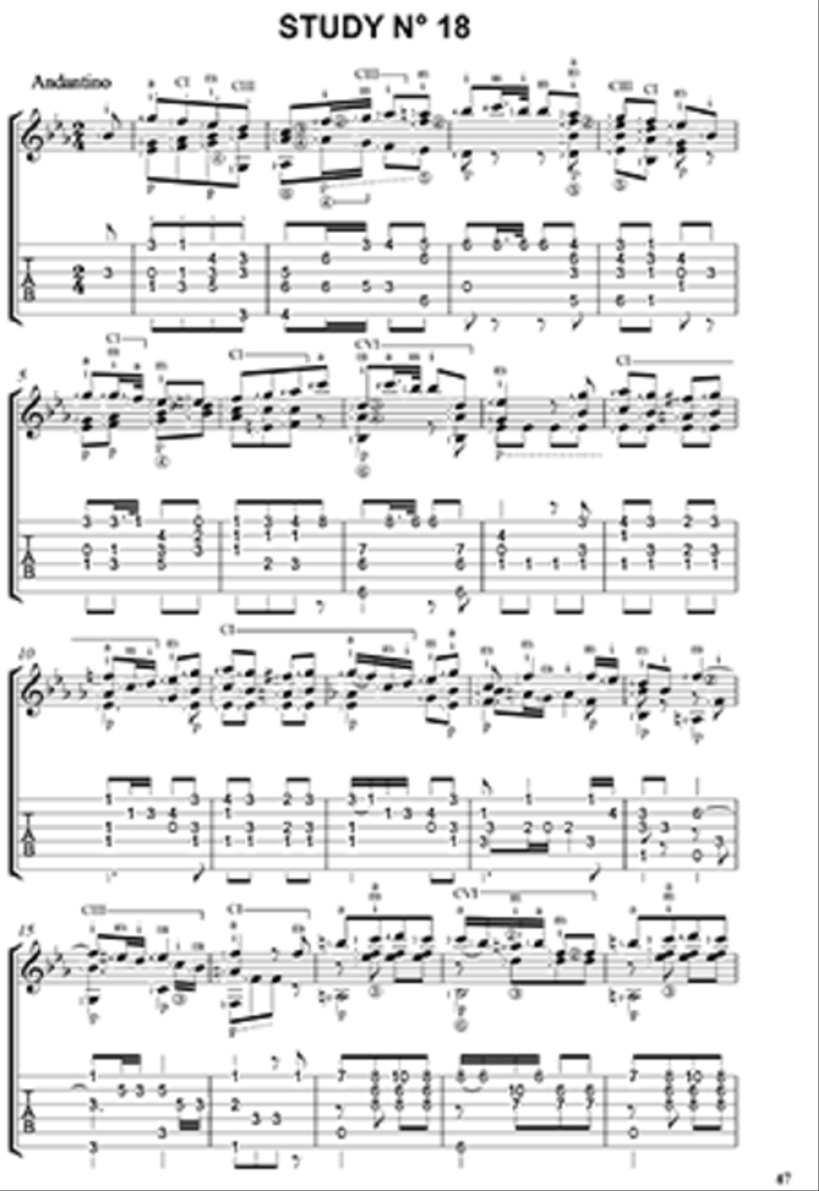 Fernando Sor: Studies Vol. 2 (from 11 to 20) Classical Guitar scores gallery preview page 5