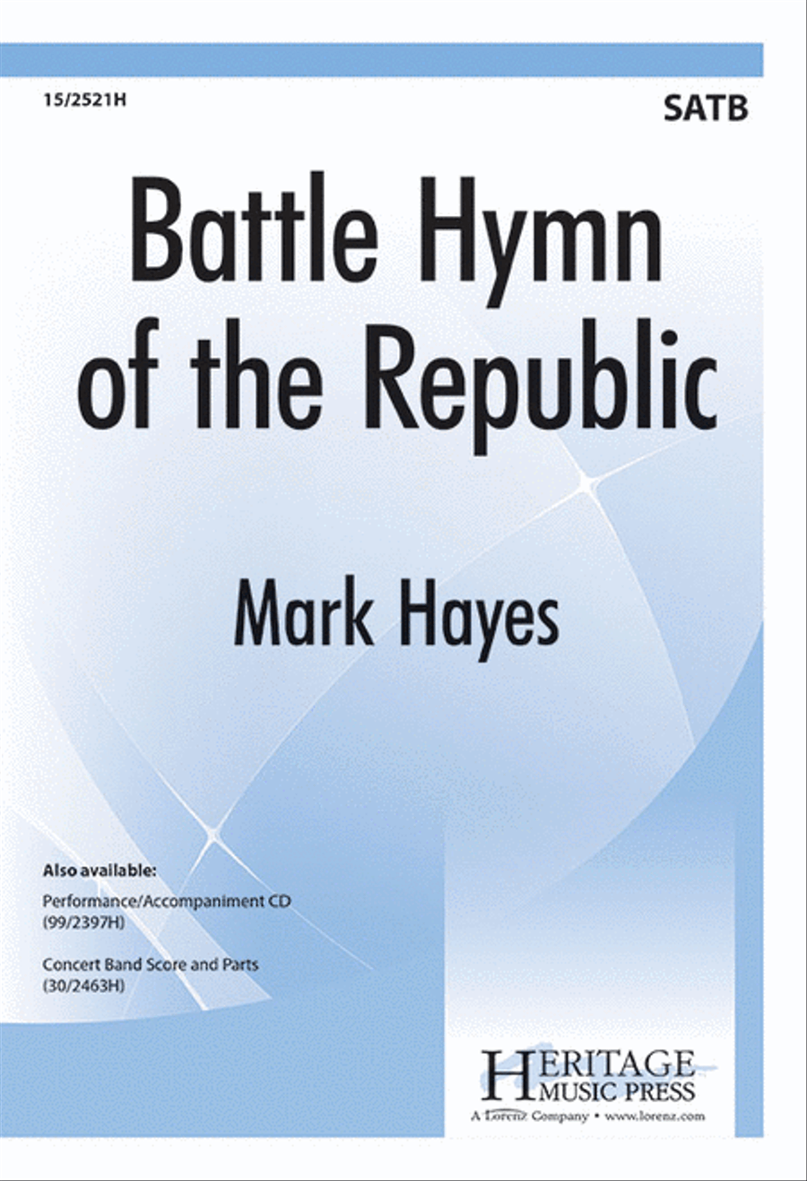 Battle Hymn of the Republic 4-Part scores gallery preview page 1