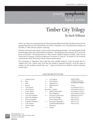Timber City Trilogy: Score