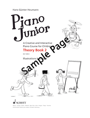 Book cover for Piano Junior: Theory Book 2