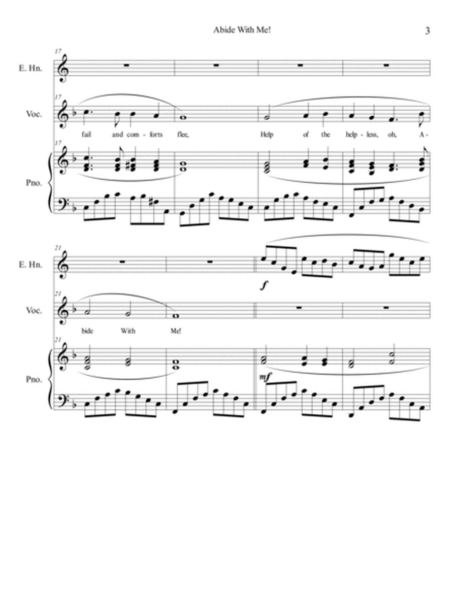 Abide With Me! (English horn)