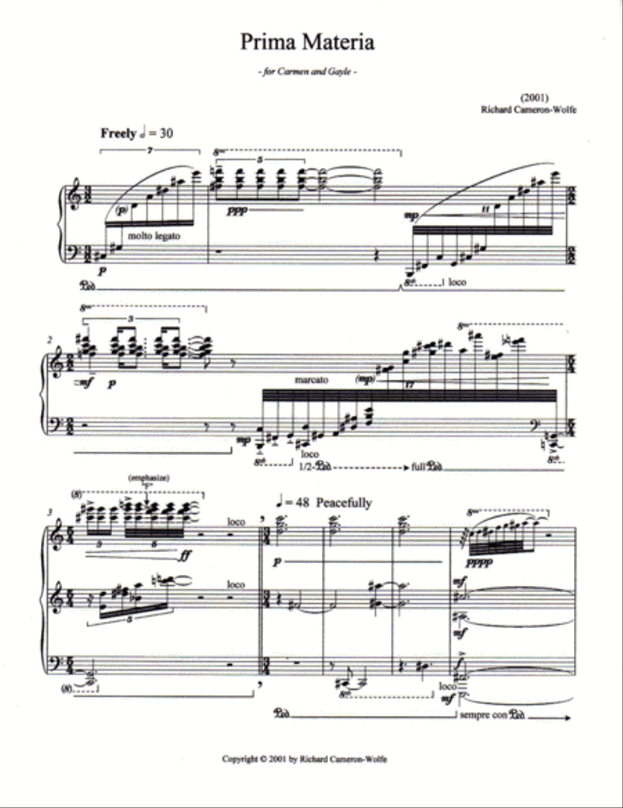 [Cameron-Wolfe] Prima Materia Piano Solo scores gallery preview page 5