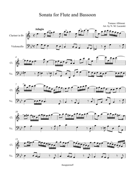 Sonata for Clarinet and Cello
