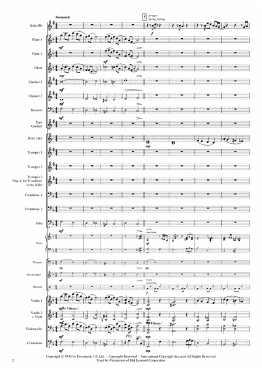 Georgia On My Mind Small Ensemble scores gallery preview page 5