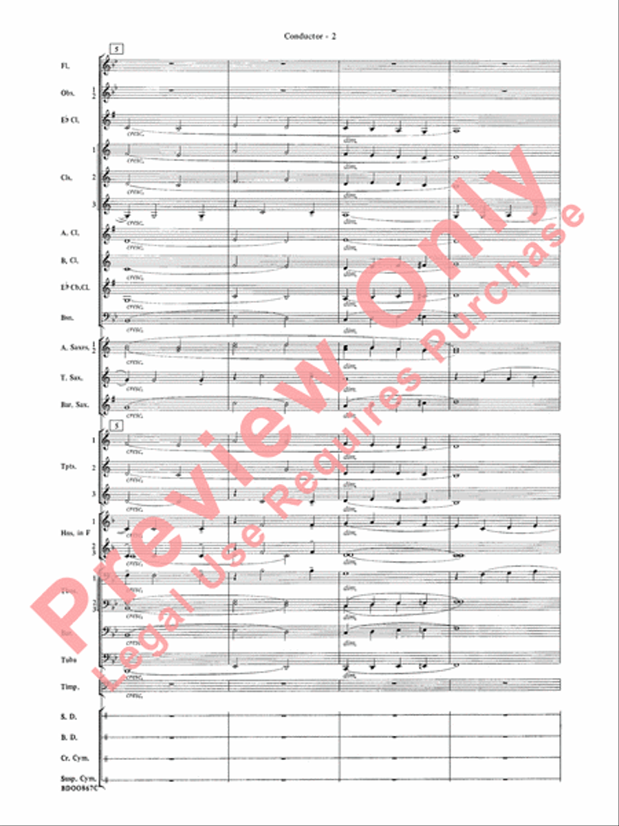 Aria Cantabile Concert Band scores gallery preview page 4