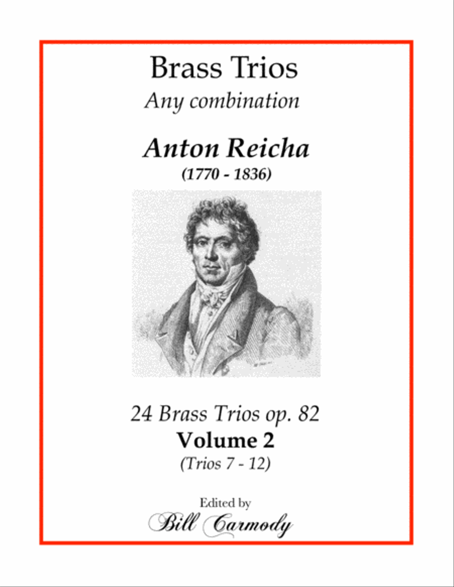 Reicha 24 Trios Vol 2 (trios 7 - 12) Brass Ensemble scores gallery preview page 1