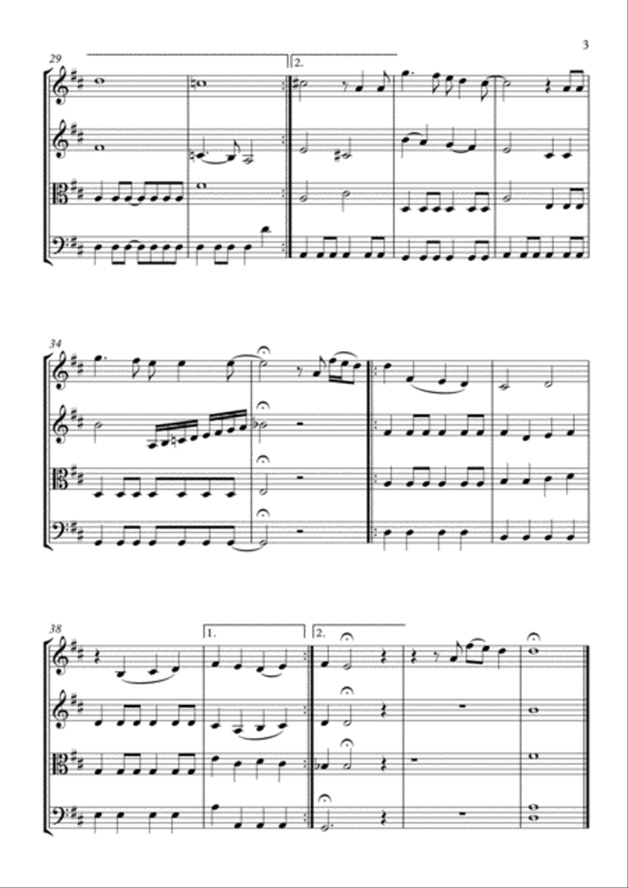 All About You String Quartet scores gallery preview page 3