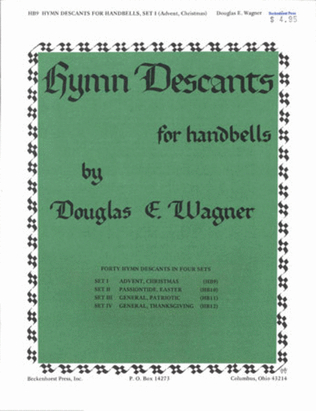 Book cover for Hymn Descants for Handbells Set I - Advent Christmas