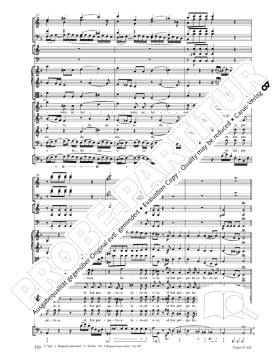 Missa longa in C major (Missa longa in C) 4-Part scores gallery preview page 132