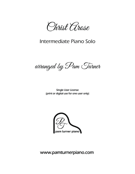 Christ Arose (Low in the Grave He Lay) (Intermediate Piano Solo) image number null